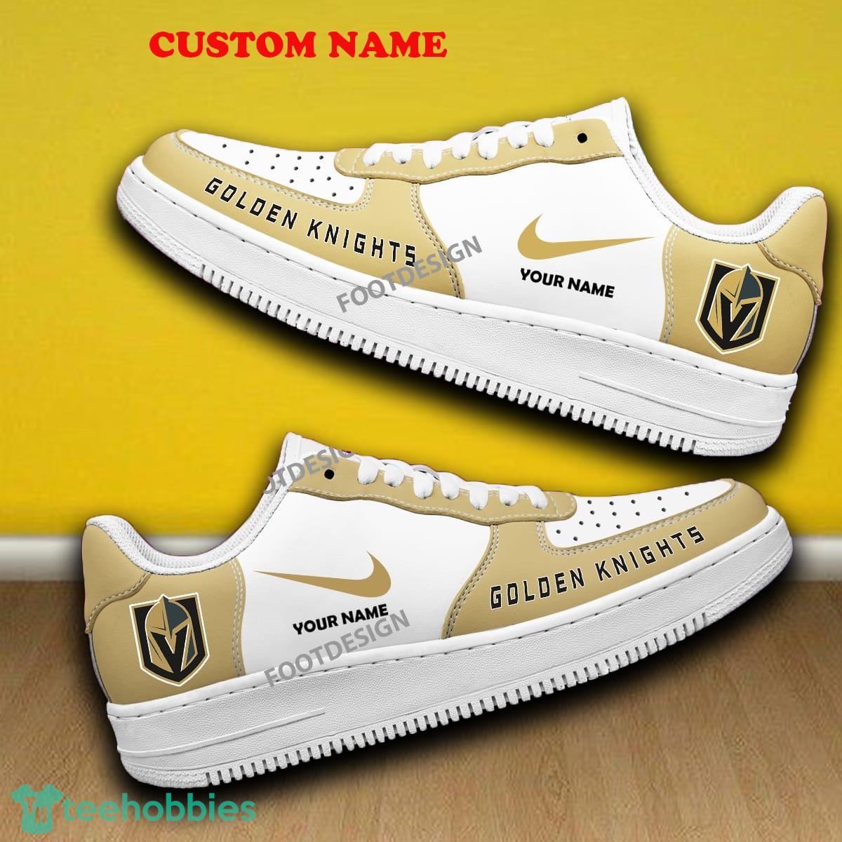 Custom Name Vegas Golden Knights Air Force 1 Sneaker All Over Print Gift - Custom Name Vegas Golden Knights Air Force 1 Sneaker All Over Print Gift