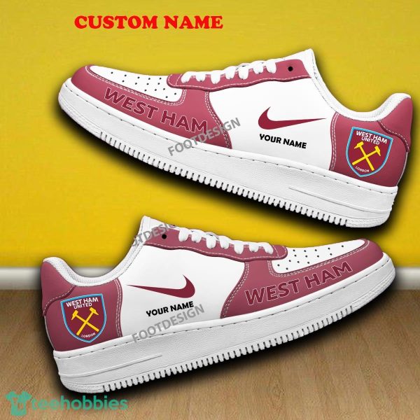 Custom Name West Ham United Air Force 1 Sneaker All Over Print Gift - Custom Name West Ham United Air Force 1 Sneaker All Over Print Gift