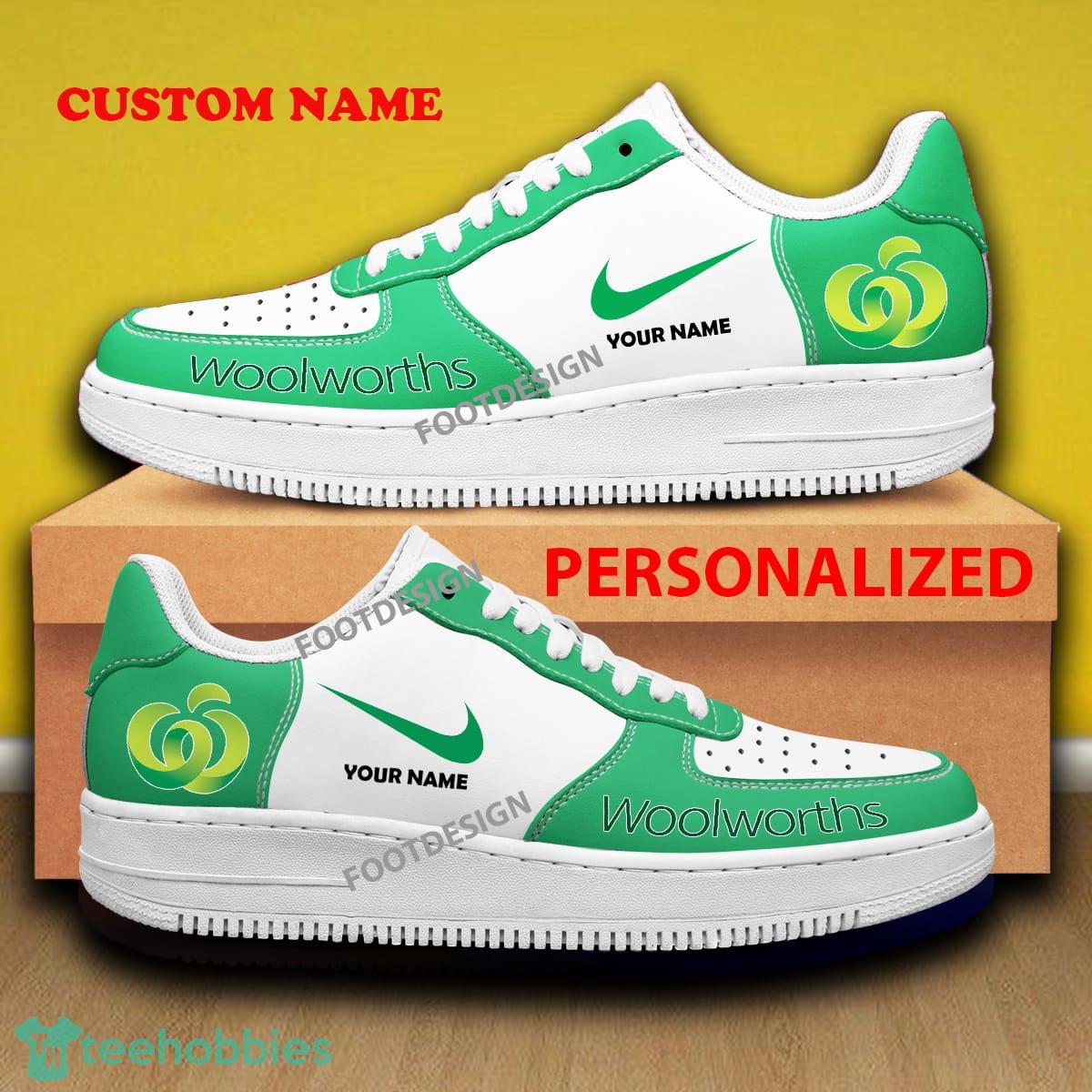Custom Name WOOLWORTHS Air Force 1 Sneakers Brand All Over Print Gift - Custom Name WOOLWORTHS Air Force 1 Sneakers Brand All Over Print Gift