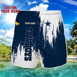 Dallas Cowboys 3D Shorts All printing Beach Shorts Custom Name For Fans Product Photo 1