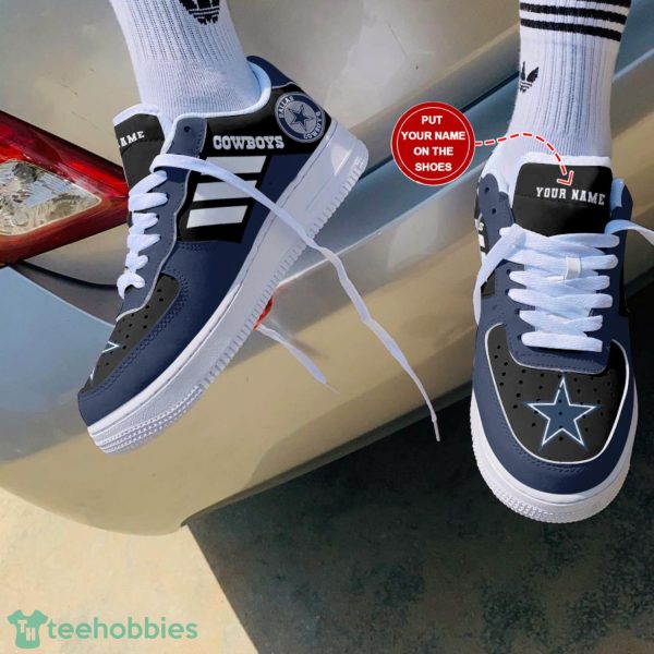 Dallas Cowboys Personalized Air Force 1 Shoes Custom Name For Fans Product Photo 2