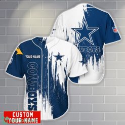 Dallas Cowboys Personalized Name 3D Baseball Jersey Shirt Gift For Sport Season Product Photo 1