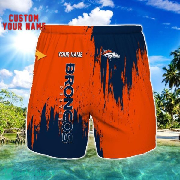 Denver Broncos 3D Shorts All printing Beach Shorts Custom Name For Fans Product Photo 1