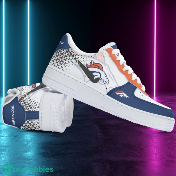 Denver Broncos Air Force 1 Shoes Sport Sneakers Team Shoes Product Photo 3