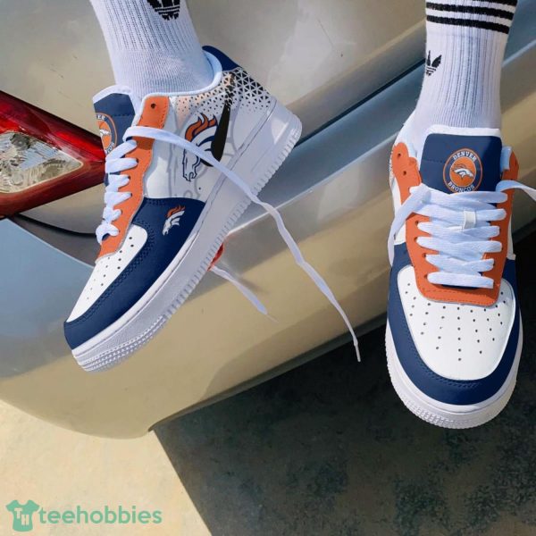 Denver Broncos Air Force 1 Shoes Sport Sneakers Team Shoes Product Photo 1