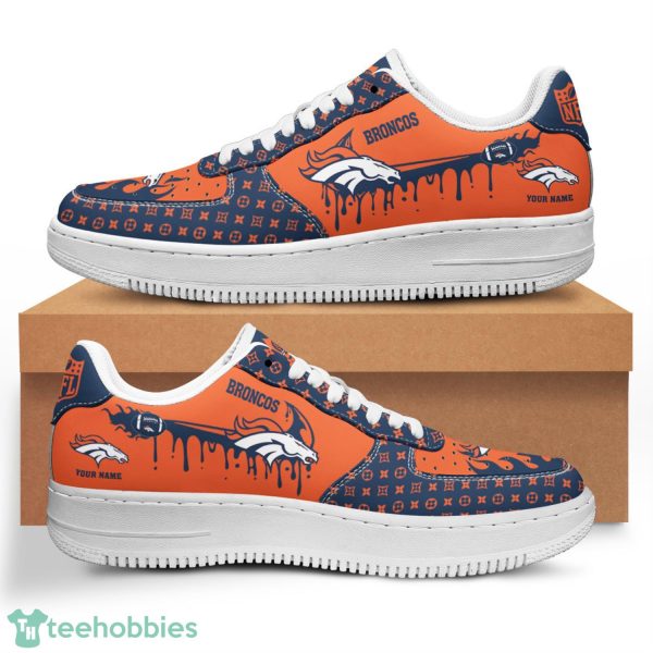 Denver Broncos Air Force Shoes Sport Men Women Sneakers Product Photo 1