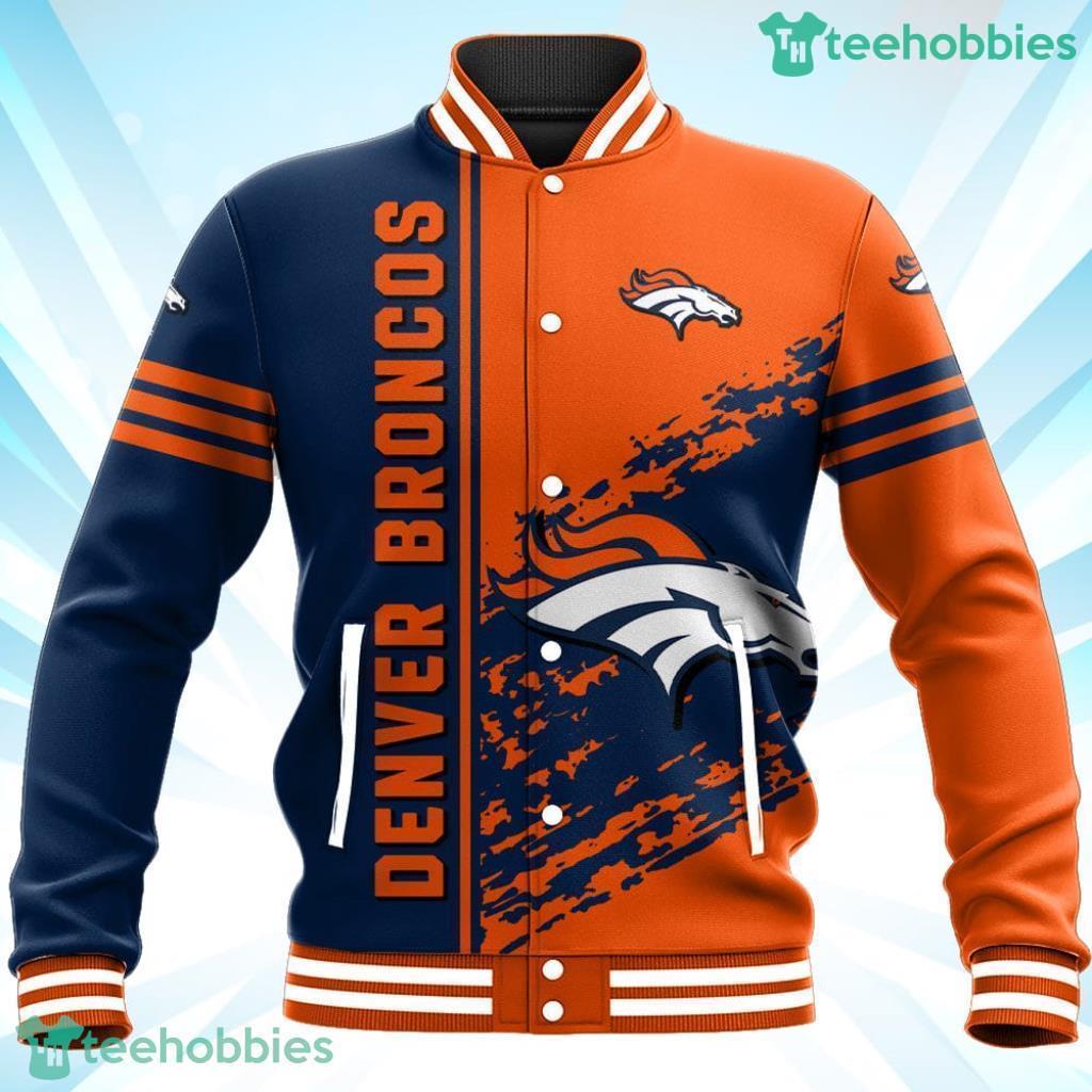 Denver Broncos Baseball Jacket Quarter Style NFL Denver Broncos Baseball Jacket Quarter Style NFL Product Photo 1