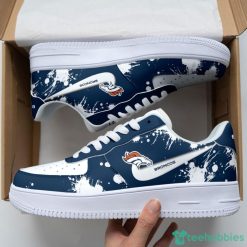 Denver Broncos Brush Pattern Air Force Shoes Men Women Sneakers AF1 Sneakers Product Photo 1