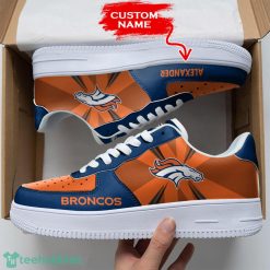 Denver Broncos Custom Name Air Force 1 Shoes Sport Sneakers Team Shoes Product Photo 1