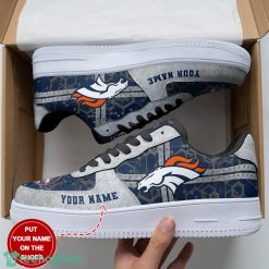 Denver Broncos Personalized Name Sneakers Air Force Shoes Sport Fans Trending Shoes image Denver Broncos Personalized Name Sneakers Air Force Shoes Sport Fans Trending Shoes Product Photo 3