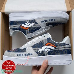 Denver Broncos Personalized Name Sneakers Air Force Shoes Sport Fans Trending Shoes image Denver Broncos Personalized Name Sneakers Air Force Shoes Sport Fans Trending Shoes Product Photo 4
