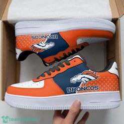 Denver Broncos Shoes Air Force 1 Shoes Sport Team Sneakers image Denver Broncos Shoes Air Force 1 Shoes Sport Team Sneakers Product Photo 3