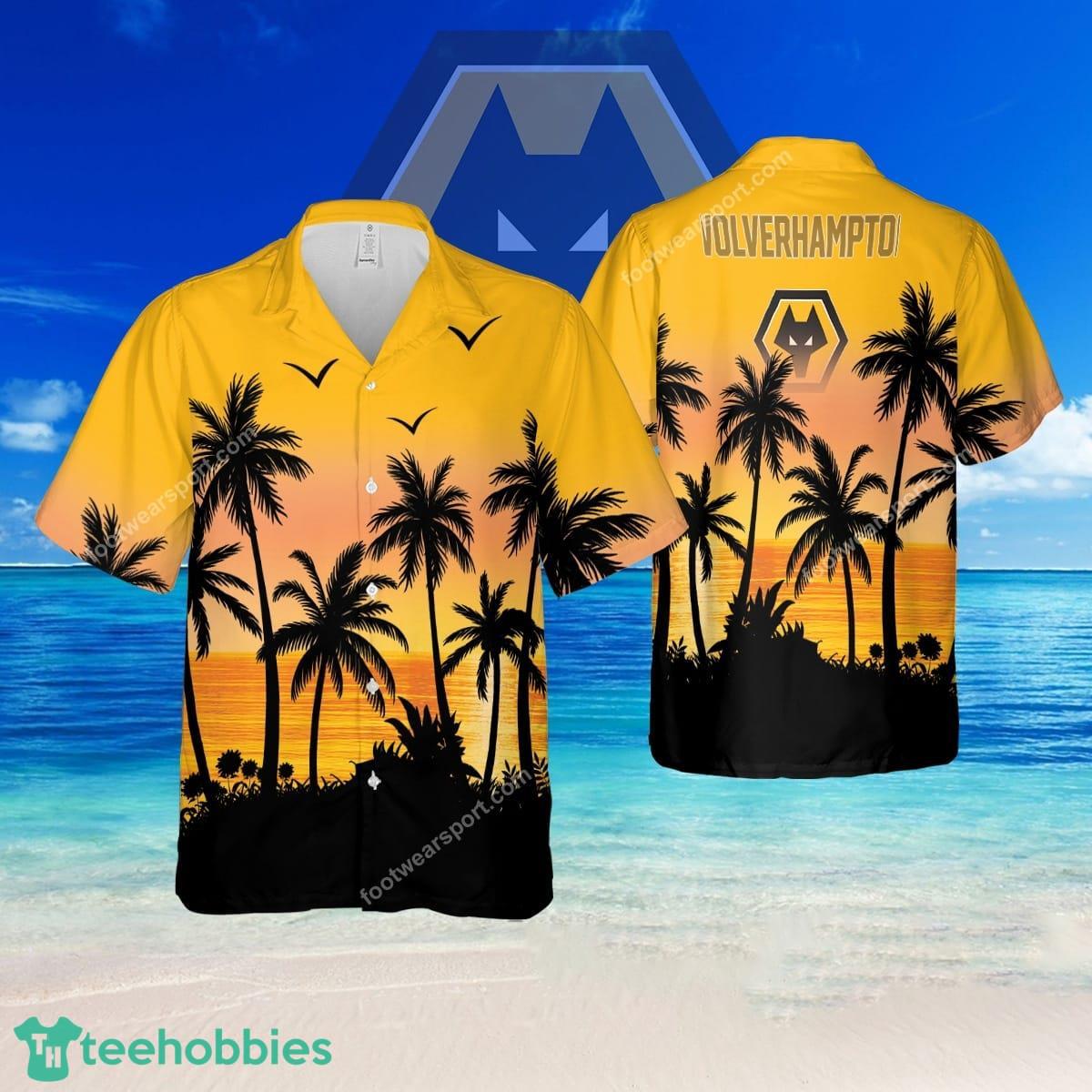 EPL Wolverhampton Wanderers Contemporary Brand New Beach Hawaiian Shirt For Men And Women - EPL Wolverhampton Wanderers Contemporary Brand New Beach Hawaiian Shirt For Men And Women
