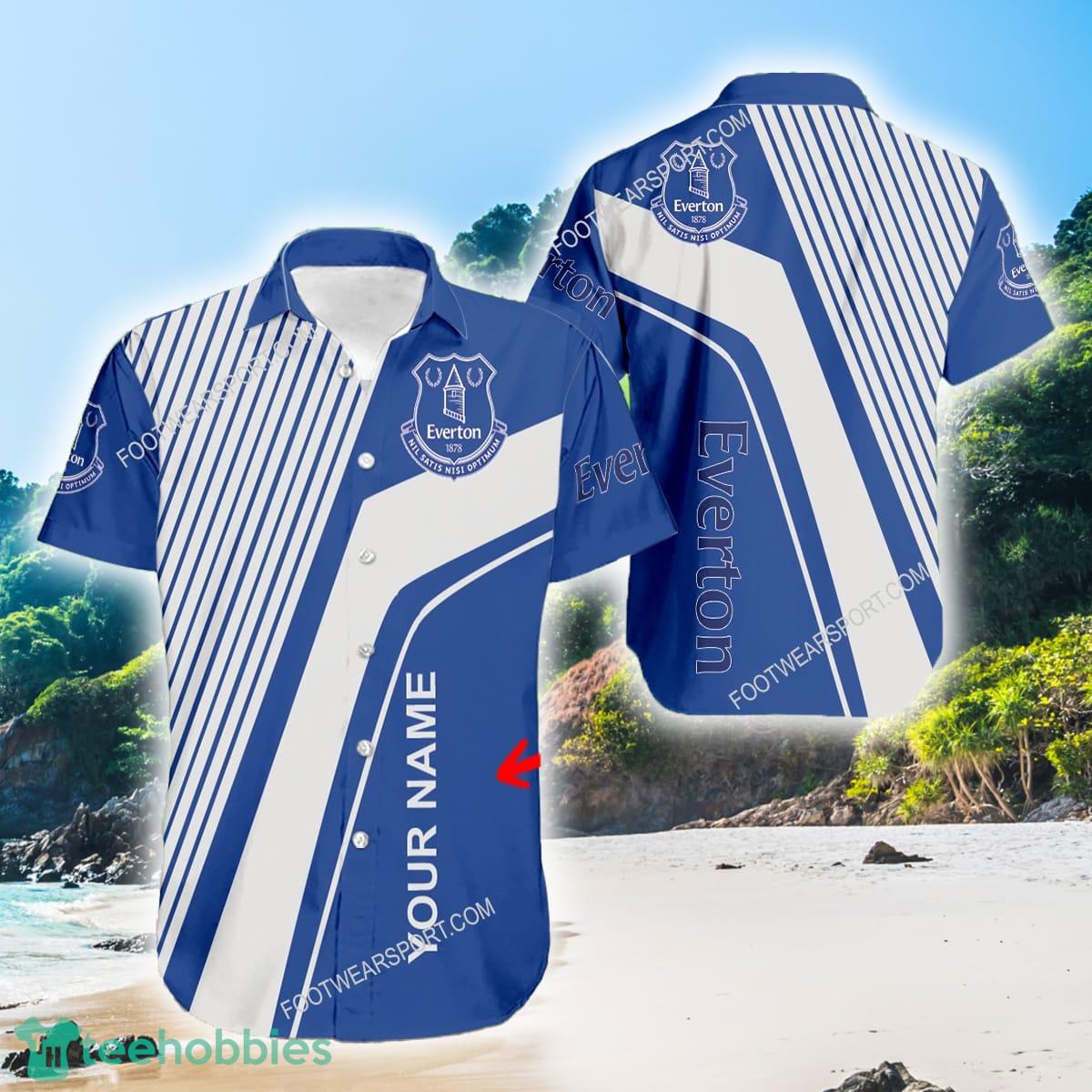 Everton Plus Size AOP Hawaiian Shirt For Summer Custom Name - Everton Plus Size AOP Hawaiian Shirt For Summer Custom Name