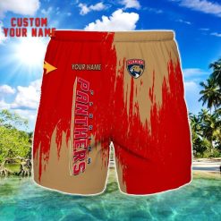 Florida Panthers 3D Shorts All printing Beach Shorts Custom Name For Fans Product Photo 1