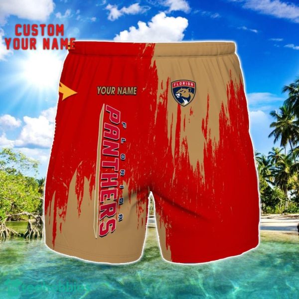 Florida Panthers 3D Shorts All printing Beach Shorts Custom Name For Fans Product Photo 1
