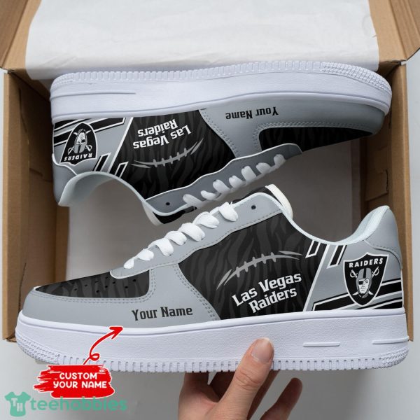 For Fans Las Vegas Raiders Personalized Air Force 1 Shoes Sport Sneakers Team Shoes Product Photo 3