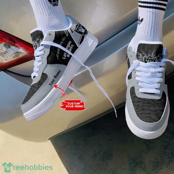 For Fans Las Vegas Raiders Personalized Air Force 1 Shoes Sport Sneakers Team Shoes Product Photo 4