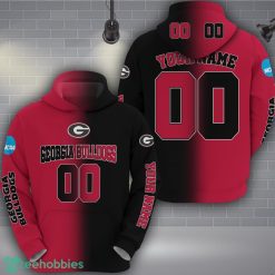 Georgia Bulldogs 3D Hoodie Custom Name Number Unisex Football Team Hoodie Product Photo 2