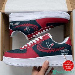 Houston Texans AF1 Sneakers Sport Shoes Air Force Shoes Personalized Name For Fans Product Photo 2