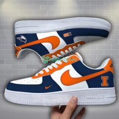 Illinois Fighting Illini Mix Corlor Air Force Shoes Treding Gift For Men Women Sneakers Product Photo 1