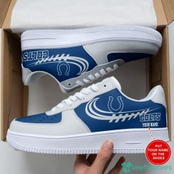Indianapolis Colts AF1 Sneakers Sport Shoes Air Force Shoes Personalized Name For Fans Product Photo 2