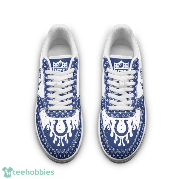 Indianapolis Colts Air Force Shoes Sport Men Women Sneakers Product Photo 2