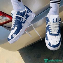 Indianapolis Colts Brush Pattern Air Force Shoes Men Women Sneakers AF1 Sneakers Product Photo 2