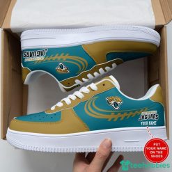 Jacksonville Jaguars AF1 Sneakers Sport Shoes Air Force Shoes Personalized Name For Fans Product Photo 2