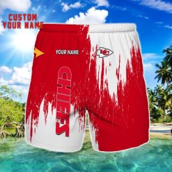 Kansas City Chiefs 3D Shorts All printing Beach Shorts Custom Name For Fans Product Photo 1