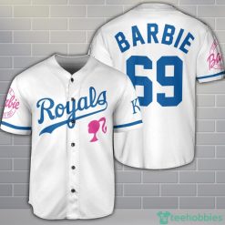 Kansas City Royals Barbie Baseball Jersey Shirt Custom Name Number For Fans Product Photo 1
