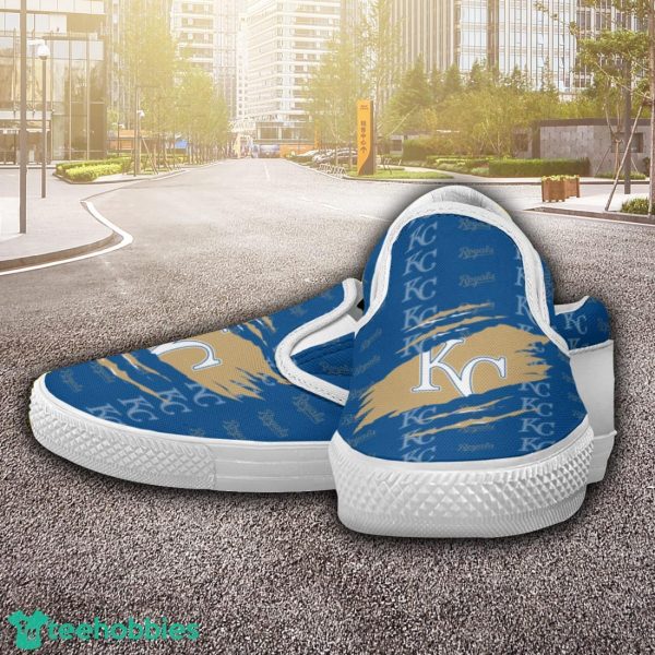 Kansas City Royals Logo Team Slip On Shoes Trending Goft For Fans Product Photo 1