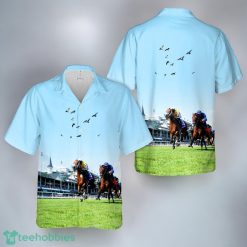 Kentucky Derby Horse Racing Hawaiian Shirt Product Photo 1