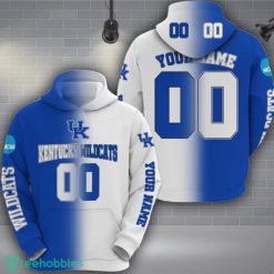 Kentucky Wildcats 3D Hoodie Custom Name Number Unisex Football Team Hoodie Product Photo 1