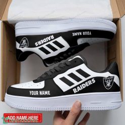 Las Vegas Raiders Custom Name Air Force Shoes Sport Men Women Sneakers Product Photo 1