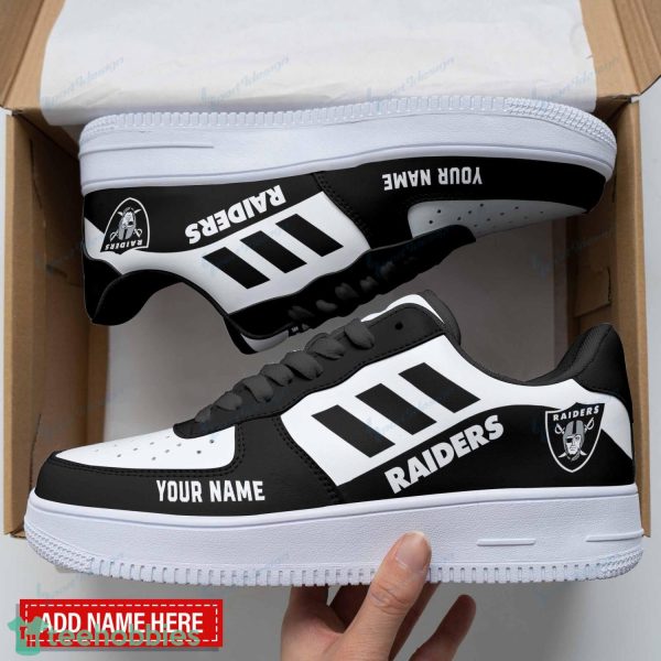 Las Vegas Raiders Custom Name Air Force Shoes Sport Men Women Sneakers Product Photo 1