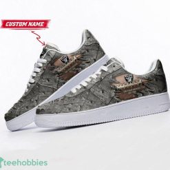 Las Vegas Raiders Custom Name Air Force Shoes Sport Running Sneakers Product Photo 2