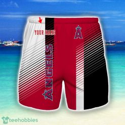 Los Angeles Angels Beach Shorts For Sport Fans Team Summer Gift Custom Name Product Photo 1