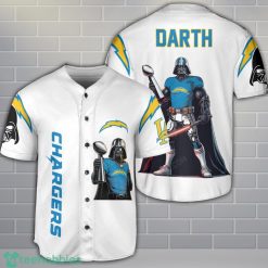 Los Angeles Chargers Darth Vader 3D Baseball Jersey Shirt Product Photo 1