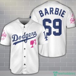 Los Angeles Dodgers Barbie Baseball Jersey Shirt Custom Name Number For Fans Product Photo 1