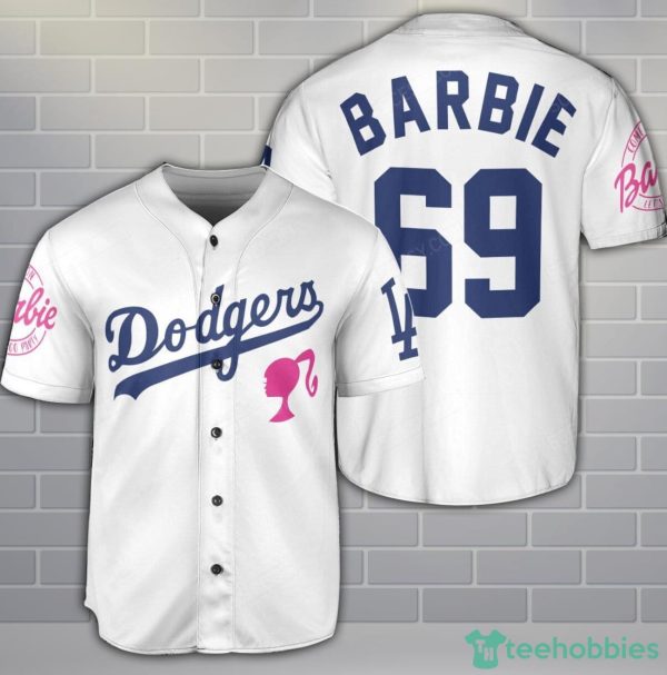 Los Angeles Dodgers Barbie Baseball Jersey Shirt Custom Name Number For Fans Product Photo 1