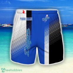 Los Angeles Dodgers Beach Shorts For Sport Fans Team Summer Gift Custom Name Product Photo 1