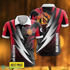 Manchester United 3D Polo Shirt Golf Lover Gift For Men Product Photo 1
