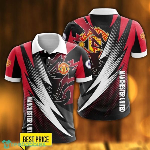 Manchester United 3D Polo Shirt Golf Lover Gift For Men Product Photo 1