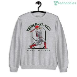 Matt Mclain Yippee Ki Yay Cincinnati Reds Shirt image Matt Mclain Yippee Ki Yay Cincinnati Reds Shirt Product Photo 5