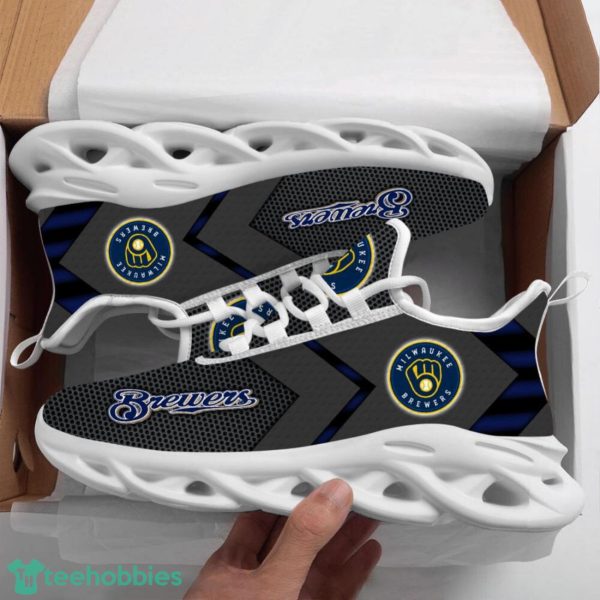 Milwaukee Brewers Team Sneakers Limited Max Soul Shoes Running Gift Shoes Product Photo 2