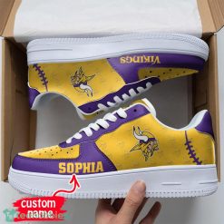 Minnesota Vikings Air Force 1 Sneakers Custom Name Minnesota Vikings Shoes Product Photo 1