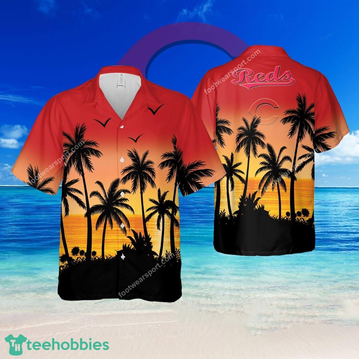 MLB Cincinnati Reds Signature Brand Aloha Hawaiian Shirt For Men And Women - MLB Cincinnati Reds Signature Brand Aloha Hawaiian Shirt For Men And Women