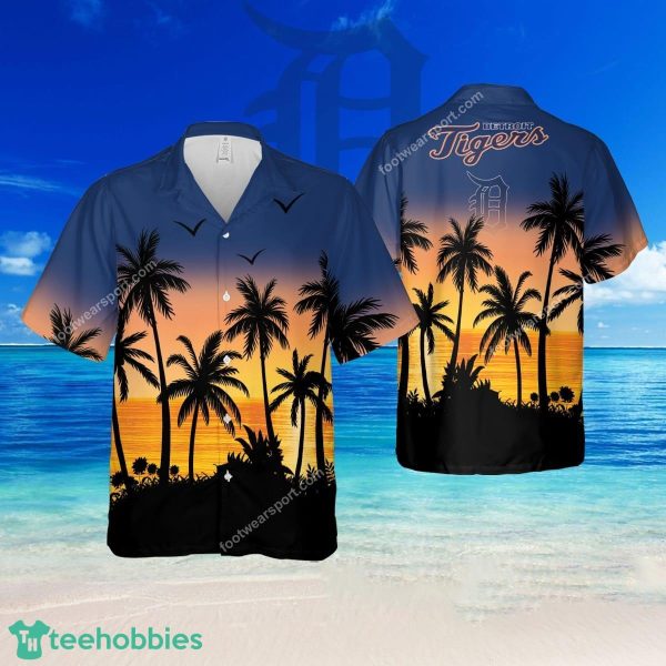 MLB Detroit Tigers Latest Brand All Over Print Hawaiian Shirt Men And Women Gift - MLB Detroit Tigers Latest Brand All Over Print Hawaiian Shirt Men And Women Gift