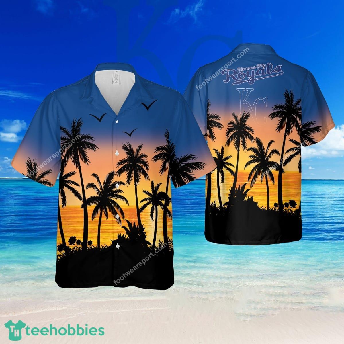 MLB Kansas City Royals Natural Brand New Aloha Hawaiian Shirt Gift For Fans - MLB Kansas City Royals Natural Brand New Aloha Hawaiian Shirt Gift For Fans